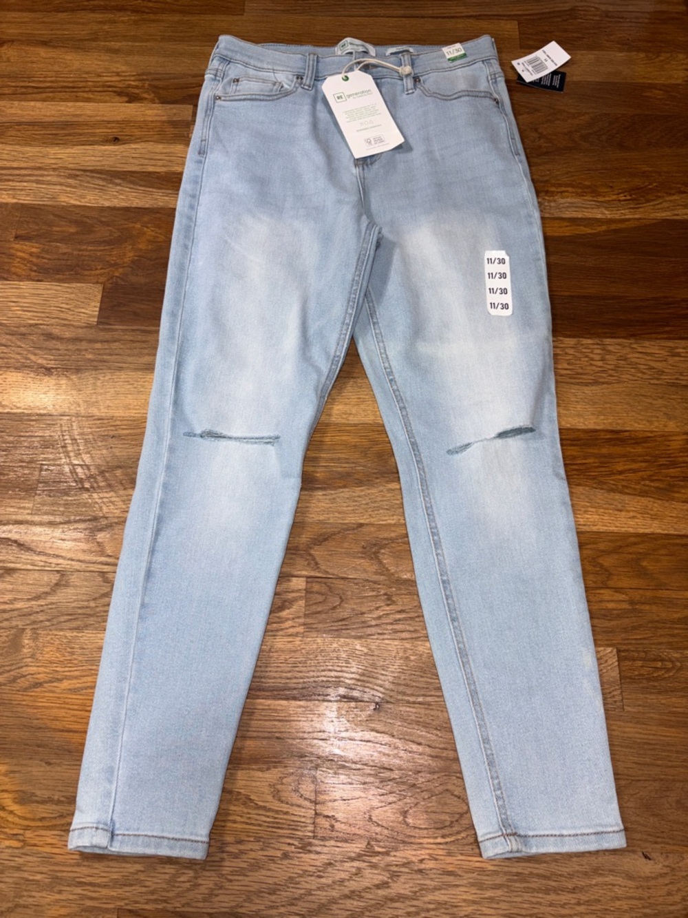 RE GENERATION hydro ankle skinny jeans